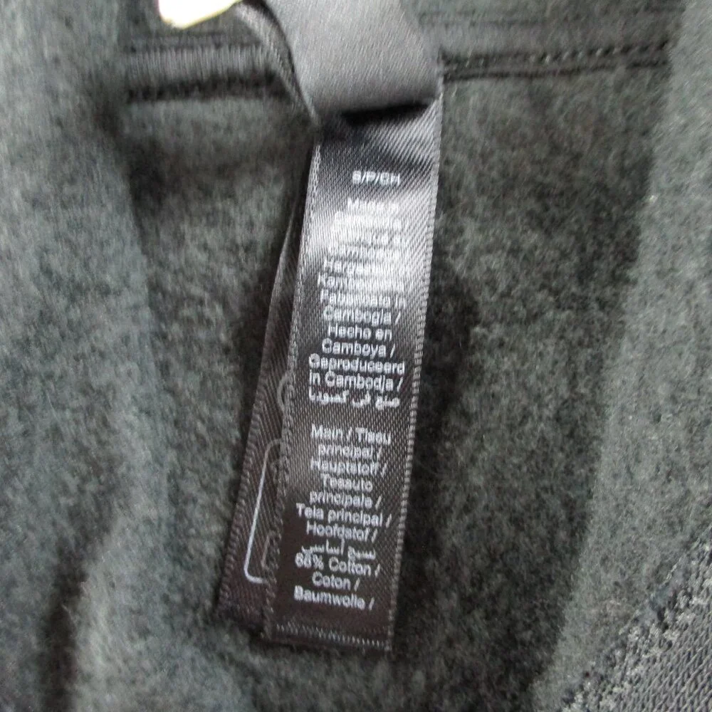 SKIMS Fleece Lounge Hoodie Mens Small Washed Onyx Black Sweatshirt Sweater NWT - Picture 8 of 9